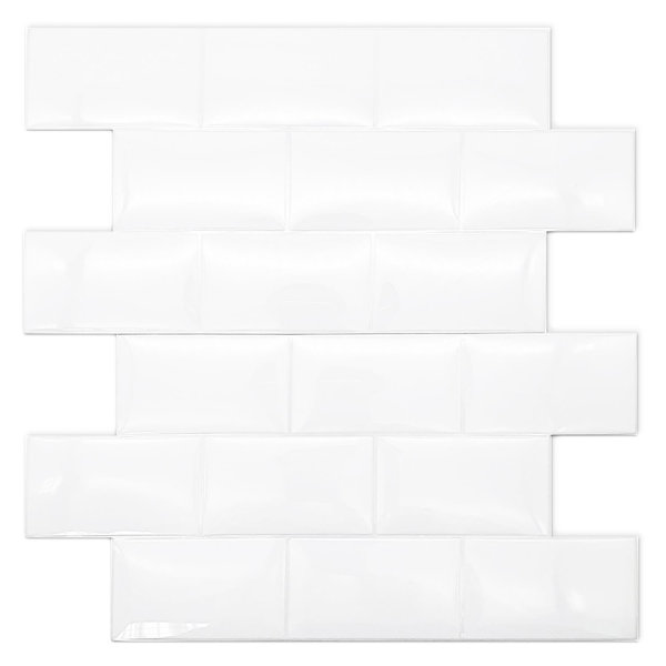 Walplus 6.1'' W x 12'' L PVC Peel and Stick Subway Tile Wayfair
